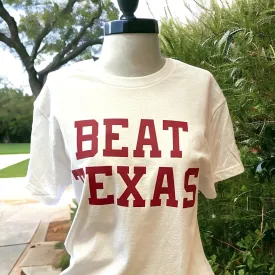 BEAT TEXAS! - White