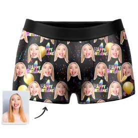 Men's Custom Birthday Boxer Shorts