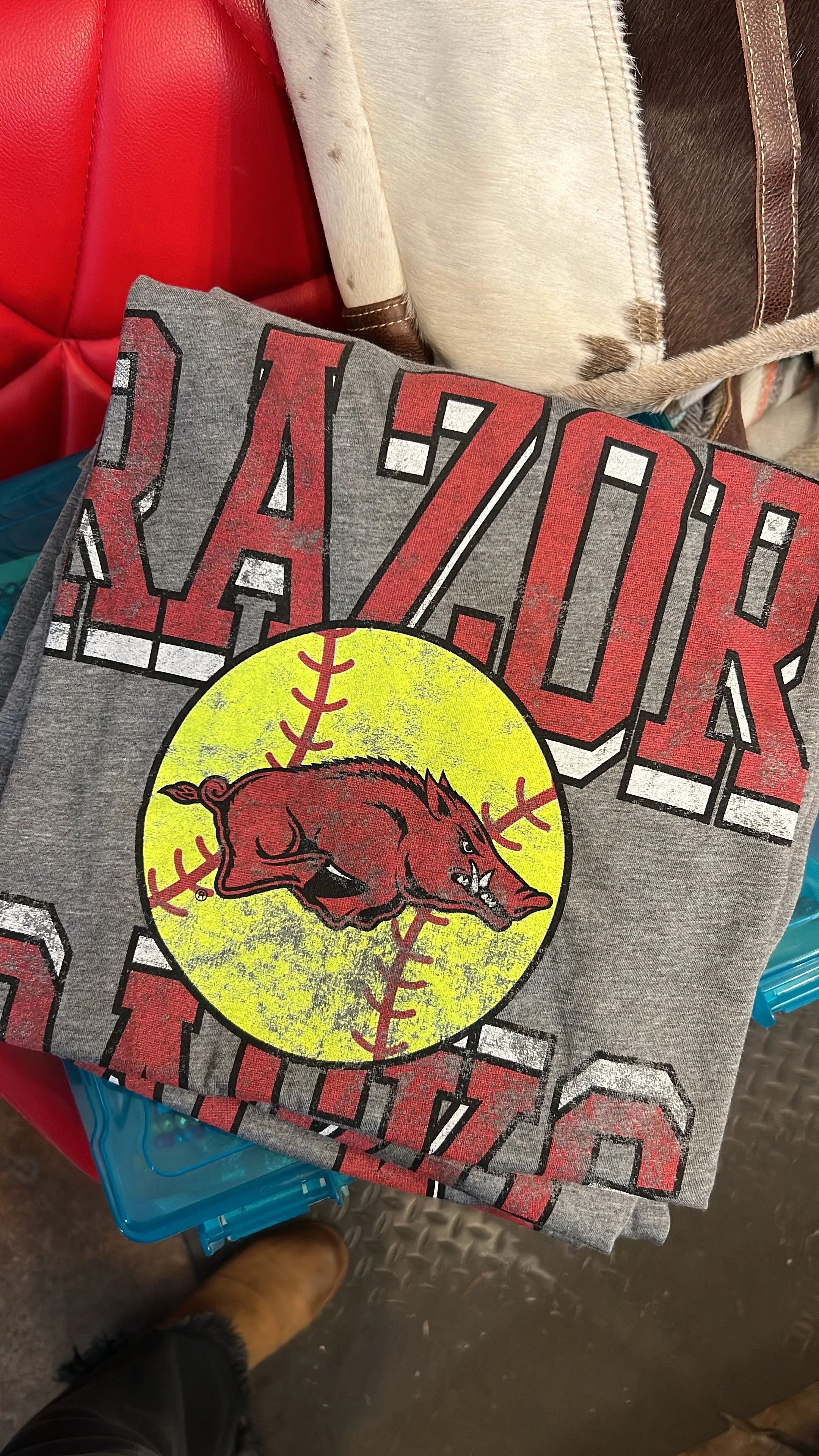 Softball Razorbacks Tee
