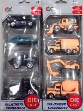 SUPER POWER DIE CAST 4PCS (732)
