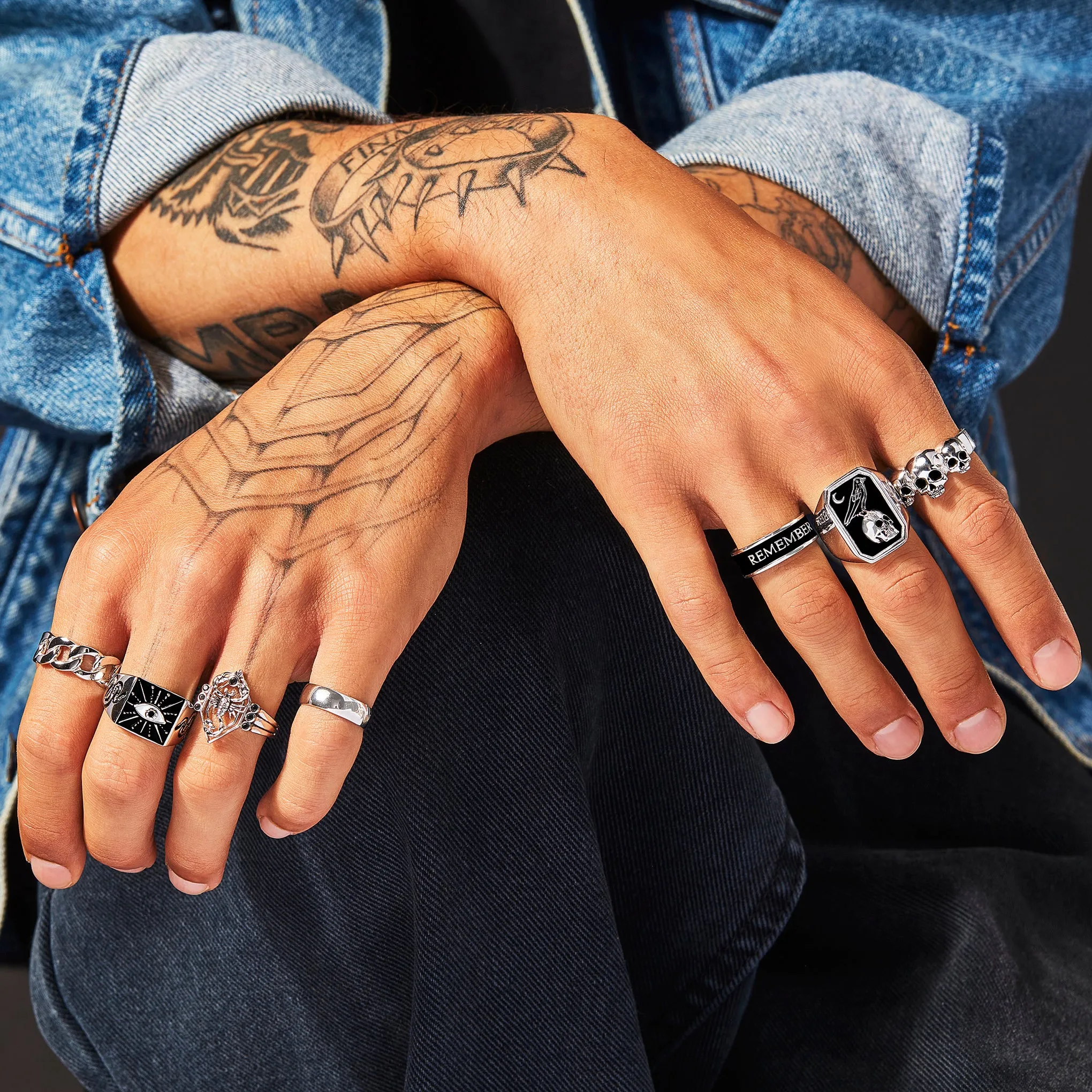 Wide Remember Ring